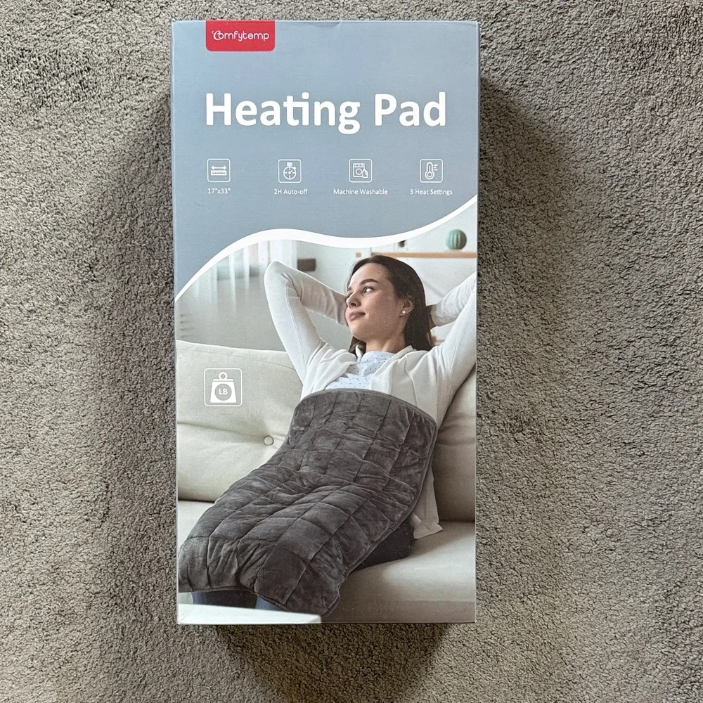 Comfytemp Gray Heating Pad - Picture 1 of 1